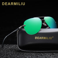 DEARMILIU 2021 Alloy Frame Classic Driver Men Sunglasses Polarized Coating Mirror Eyewear aviation Sun Glasses For Women A143