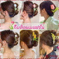 FinDee กิ๊บเก็บผม ทรงดอกไม้ แฟชั่นสไตล์สาวเกาหลี hair clip