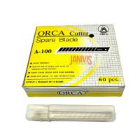 โปรโมชั่น ใบมีดคัตเตอร์ ออร์ก้า A-100 45องศา(6ใบ/หลอด)ORCA cutter ราคาถูก สุด สุด สุด สุด สุด สุด มีดทำครัว  มีดเชฟ มีญี่ปุ่น มีดแล่เนื้อ