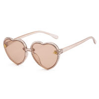 【cw】Fashion nd Heart Kids Sunglasses Children Retro Cute Pink Cartoon Sun Glasses Frame Girls Boys Baby Sunglasses UV400 Eyewear