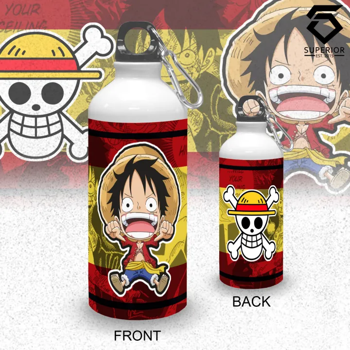 One Piece Anime Monkey D Luffy Zoro Trafalgar Law Sublimated Sports Jug ...