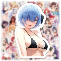 hotx【DT】 10/30/50/100pcs Hentai Waifu Anime Sticker for Laptop Suitcase Notebook Motorcycle Graffiti Stickers Packs