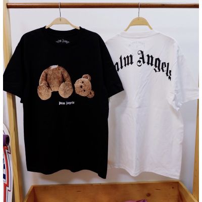 DSL001 เสื้อยืดผู้ชาย เสื้อยืดแขนสั้น Palm An gels ลายหมี kill the bear เสื้อผู้ชายเท่ๆ เสื้อผู้ชายวัยรุ่น