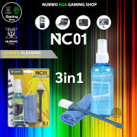 ? GAMING NUBWO NC-01 CLEANING EXPERT ON SCREEN น้ำยาทำความสะอาดอเนกประสงค์ แปรงป้องกันไฟฟ้าสถิตย์ ผ้าไมโครไฟเบอร์ NC01