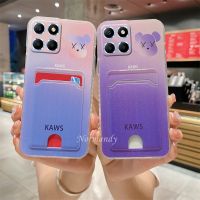 เพื่อเป็นเกียรติแก่ X6a X5 X7a พลัส X8a X9a X9 X8 X6 70 90 Lite 5G 4G 2023ใหม่เคสมือถือการ์ตูนหมีน่ารักพร้อมเคสที่ใส่บัตรรวมทุกอย่างกล้องฝาหลังกันกระแทก