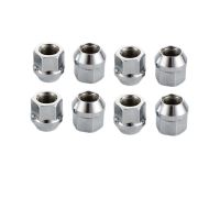 Key 19mm Wheel Lug Nuts 45mm height m12x1.25  m12x1.5   m14x1.5   1/2"-20 1/16-18 Thread Cone Seat Open end Wheel Nuts 8 Pcs Nails  Screws Fasteners