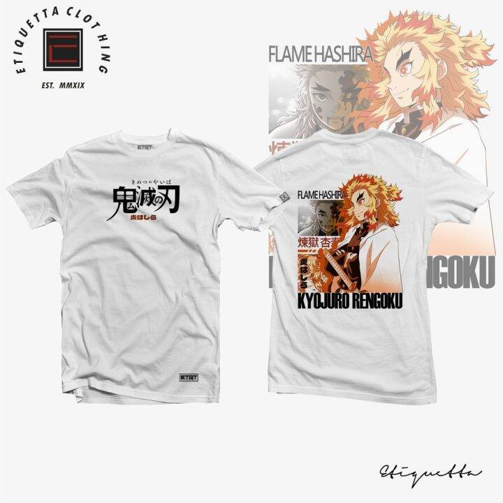 Rengoku Demon Slayer Kyojuro Fire Graphic Anime TShirt