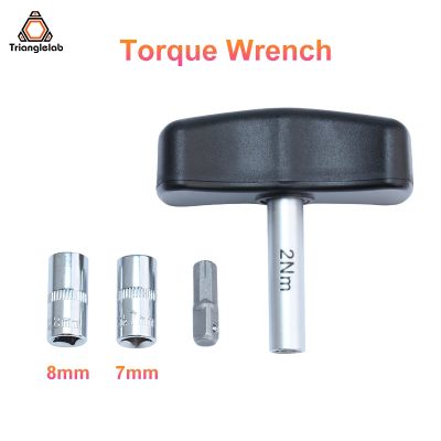 【CW】 Trianglelab Preset Torque Wrench 1.4/2/3N Safe and fast HEX SOCKET TORQUE WRENCH -7MM 8MM for Printer Nozzle volcano MK8