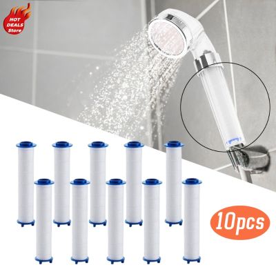 10Pcs Shower Head Replacement PP Cotton Filter Cartridge Water Purification Bathroom Accessory for Most Hand Held Bath Sprayer Showerheads