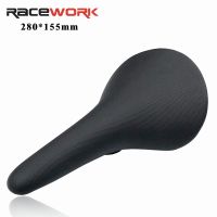 [COD] Road bike cushion comfortable seat 280x155mm folding long nose saddle riding equipment