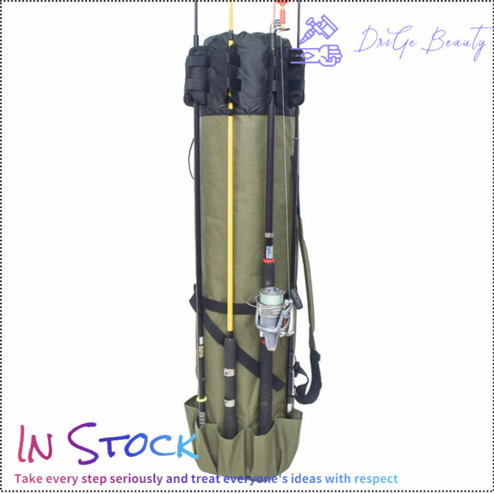 คลังสินค้าพร้อม-กระเป๋าใส่คันเบ็ดกันน้ำความจุขนาดใหญ่-multi-rod-storage-pouch-fishing-tackle-organizer-กระเป๋าถือ123x34cm