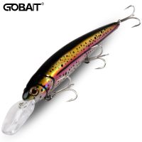 【lz】❀₪✕  Flutuante Minnow 17g 145 centímetros Isca De Pesca HardBait Treble Ganchos Swimbait Pesca Combater Jerkbait Elenco Wobbler Crank Isca Artificial