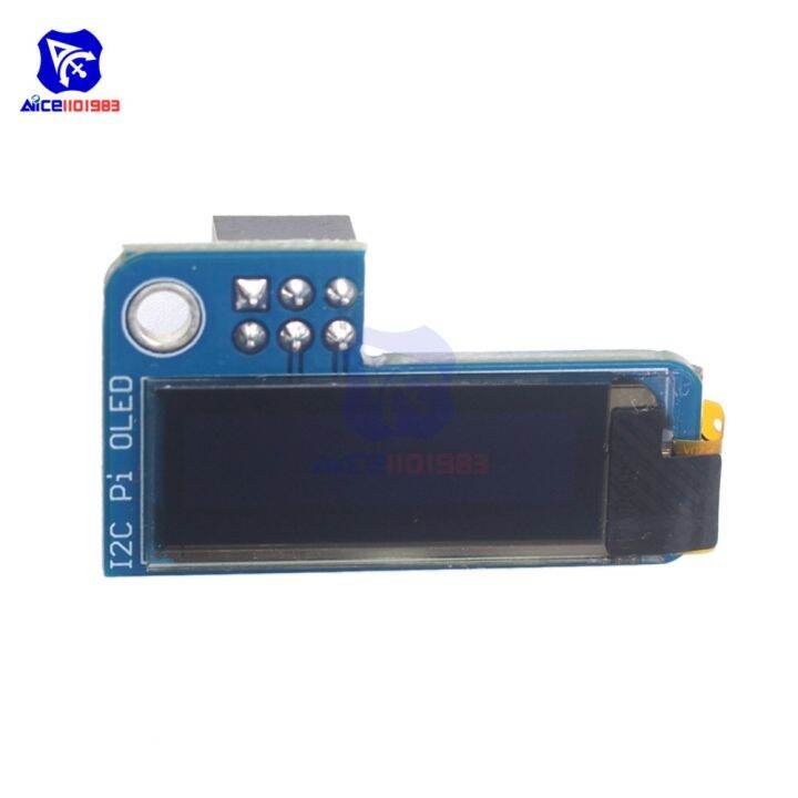 new-hot-baoqingli0370336-diymore-0-91นิ้ว-i2c-pi-จอ-lcd-oled-โมดูลแสดงผล128x32-ssd1306ไดรเวอร์สำหรับราสเบอร์รี่-pi-1-b-pi-2-pi-3และ-pi-zero