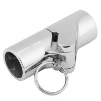 ✵ 22mm/25mm Marine Boat 316 Stainless Steel Folding Swivel Coupling Tube Pipe Connector Fitting Boat Hardware Boat Pipe Connector