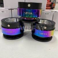 Neo Chrome-Black Tuning Monster Aluminum Universal Car Auto Steering Wheel Quick Release Hub Adapter Snap Off Boss Kit Furniture Protectors Replacemen