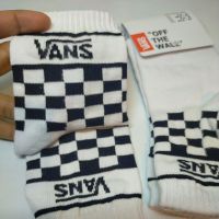 ถุงเท้า Vans ถุงเท้าแฟชั่น Vans บอร์ดตรวจสอบ รองเท้าสําหรับผู้ชาย