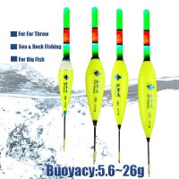 ☢ 1Piece Fishing Floats Rock Fishing Electric LED Luminous High Brightness Big Floatage Bobbers Free Accessory Match To Used