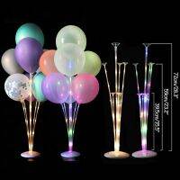 【Affordable variety of balloons】 LED บอลลูนยืนคอลัมน์ที่มีไฟเรืองแสงสตริงกับงานแต่งงานตกแต่งบ้านผู้ใหญ่ตกแต่งงานเลี้ยงวันเกิดเด็กบอลลูนของขวัญ G Lobos