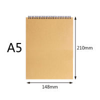 16K/8K/A4 Sketchbook Diary For Drawing Painting Graffiti Soft Cover Black Paper Sketchbook Notepad Notebook Office School Supplies