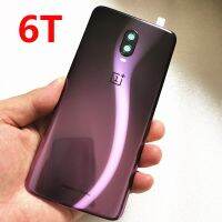 ฝาหลังปิดโทรศัพท์หลังเดิมสำหรับ Oneplus 6T 1+ 6T แผงประตูบ้านเคสโทรศัพท์มือถือหลัง A6010 + อะไหล่กล้องถ่ายรูป