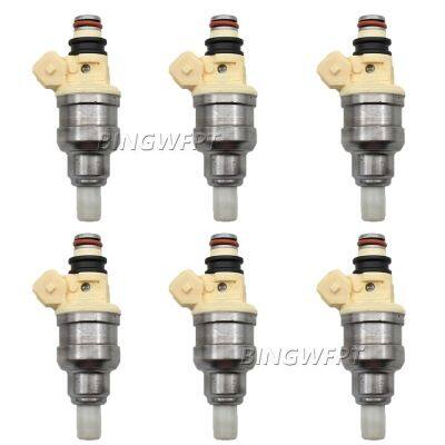 6PCS INP-051 MD111421 B210H การใช้หัวฉีดสำหรับ MITSUBISHI ECLIPSE GALANT MIGHTY MAX MIRAGE MONTERO SIGMA 3.0 V6 INP051