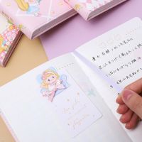 1Pcs Notebook 32k 112 Sheets Diary Journa Notepad Hand-painted Cartoon Cover Girly Heart Best Gift for Girl