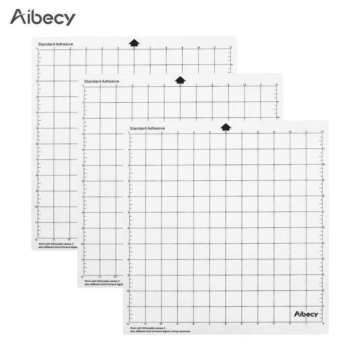 ร้อน-ซีโอดี-kkmoon-aibecyตัดแผ่นรองพิเศษ12นิ้ววัดตารางเปลี่ยนppโปร่งแสงวัสดุเสื่อกาวใสฟิล์มสำหรับเงาจี้เครื่องพล็อตเตอร์3pcs