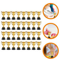 WINOMO 32pcs Mini Trophy Model Model Trophy Party Part Prop Prop Plastic Trophy พร้อมฐาน