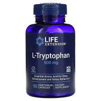 Life Extension L-Tryptophan 500 mg 90 Vegetarian Capsules