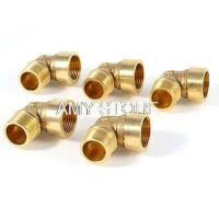 90 Degree Elbow 3/8 BSP Male to 3/8 BSP Female Brass Pipe Fitting Adapter