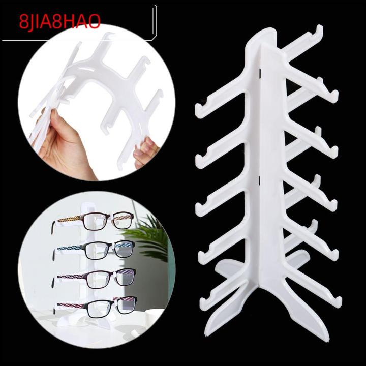 8jia8hao-ท็อปเคาน์เตอร์-พลาสติกครับ-ชั้นวางของประหยัดพื้นที่-กรอบนิทรรศการ-ชั้นเก็บแว่นตากันแดด-แว่นตาแสดงยืน-ที่วางแว่นตา
