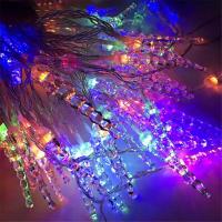 10040 LED Frozen Icicle String Fairy Lights String Lights Indoor Outdoor Christmas Garden Lamps New Year Decoration EU Plug