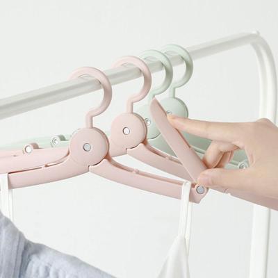 Foldable Travel Hanger Mini Portable Multifunction Dryer Traveling Hanger Non-slip Windproof Clothes Clothes Hanger Drying N3G4