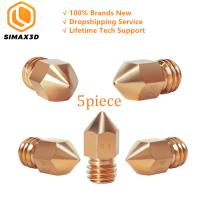 SIMAX3D 3D printer kit accessories 5pac 3D Printer Nozzle 0.4mm MK8 Extruder Head for DIY impresora 3D Printer ender3 pro hotend