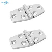 2PCS 316 Stainless Steel 38*76mm Heavy Duty Marine Grade Cast Boat Caravan RV Deck Cabinet Drawer Door Strap Butt Hinge Hardware Accessories