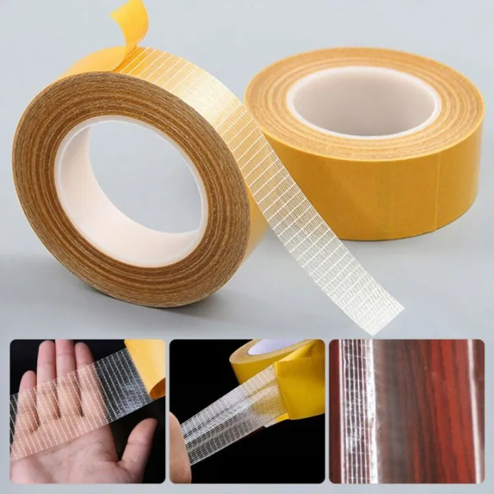 Double Sided Adhesive Tape/Grid Fiber Transparent Tape Lazada PH