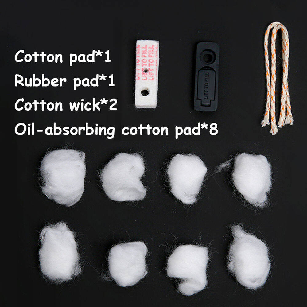 Zippo Lighter Consumables Kit Cotton Wool Pad Parts Hinge Spring Zipo