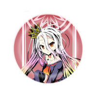 # เกมชีวิต NO GAME NO LIFE เข็มกลัดอุปกรณ์ต่อพ่วงสองมิติป้าย Ma Tiekou 58MM เครื่องราชอิสริยาภรณ์