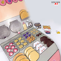 ? [XINJIAN] หนังสือการ์ตูนน่ารักสุดสร้างสรรค์แบบทำมือของเล่น DIY สำหรับเด็กผู้หญิงหนังสือบ้านหนังสือเมโลดี้เงียบบีบอัดของเล่นเด็ก