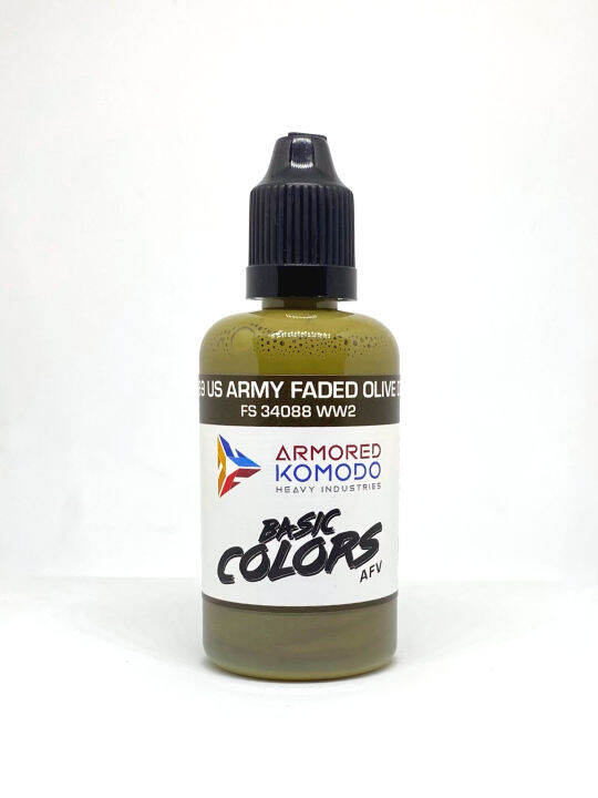US Army Faded Olive Drab PH369 FS34088 Armored Komodo Airbrush Hobby