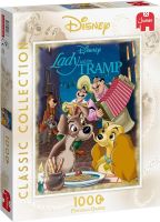 จิ๊กซอว์ Jumbo - Disney Lady and the Tramp  1000 piece (ของแท้ มีสินค้าพร้อมส่ง)