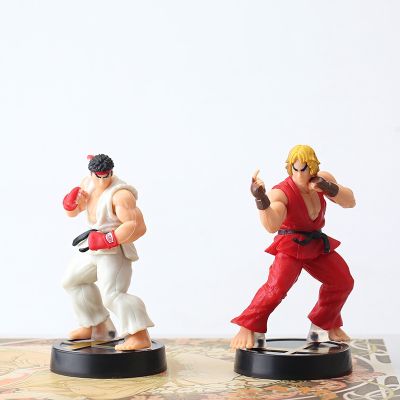 Ken Masters Hoshi Ryu ของเล่น PVC ตุ๊กตาขยับแขนขาได้10ซม.,ตุ๊กตาเกมสตรีทไฟเตอร์น่ารักตกแต่งห้องของขวัญวันเกิดสำหรับเด็กผู้ชาย