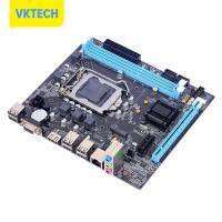 [Vktech] มาเธอร์บอร์ด H61แผงวงจรคอมพิวเตอร์ Micro-ATX 16GB ช่องเสียบ LGA1155 I3/I5/I7 CPU รองรับ2 X DDR3 4 X SATA 2.0 Realtek 10/100 Mbps LAN Onboard