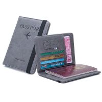 Passport Cover PU Leather Organizer For Documents RFID Purse For Car Driver 39;s Documents Box Card
