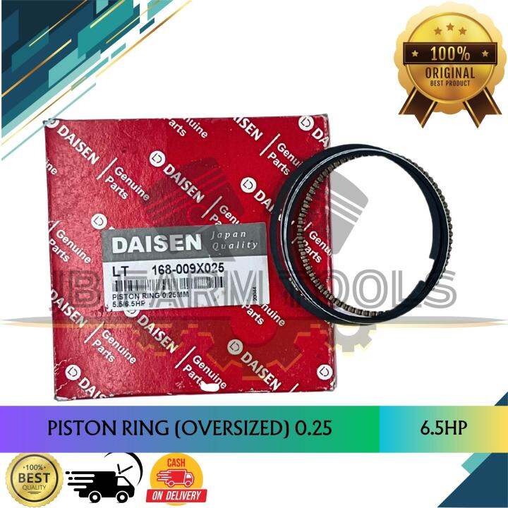 Piston Ring (oversized) 0.25 for Single Piston Gasoline Engine 6.5hp