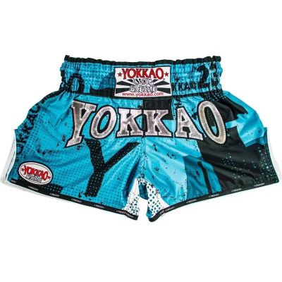 YOKKAO กางเกงมวยไทยนำเข้าจากประเทศไทยแท้การต่อสู้ Sanda มวยต่อสู้กีฬากางเกงขาสั้นชายและหญิง Gratis Ongkir