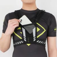 Reflective Running Backpack Universal Lightweight Sport Running Vest Mobile Phone Bag For Jogging Fitness Water Bottle Bags