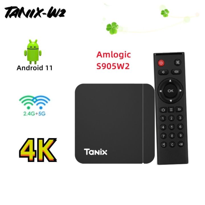 ใหม่-tanix-w2-android-11สมาร์ททีวีกล่อง-amlogic-s905w2-2กิกะไบต์16กิกะไบต์2-4กรัม5กรัมคู่-wifi-100เมตร-bt-4พันชุดกล่องรับสัญญาณ-media-player-ทีวีรับ