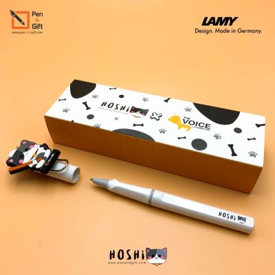 LAMY Safari Rollerball Pen x Hoshi Mascot with Special Box – ปากกาโรลเลอร์บอล ลามี่ สกรีนด้าม พร้อมกล่องสกรีน โฮชิ ตุ๊กตาแมวนำโชค สุดน่ารักจัดทำพิเศษ ปากกา LAMY พร้อมกล่อง ใบรับประกัน ของแท้ 100% [Penandgift]