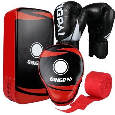 ถุงมือต่อยมวยของ MMA ชุดละ4ชิ้นสำหรับผู้ชาย/ผู้หญิง Sbag/ เทควันโด/การต่อสู้/กล่อง De Luva อุปกรณ์กีฬาฝึกซ้อม